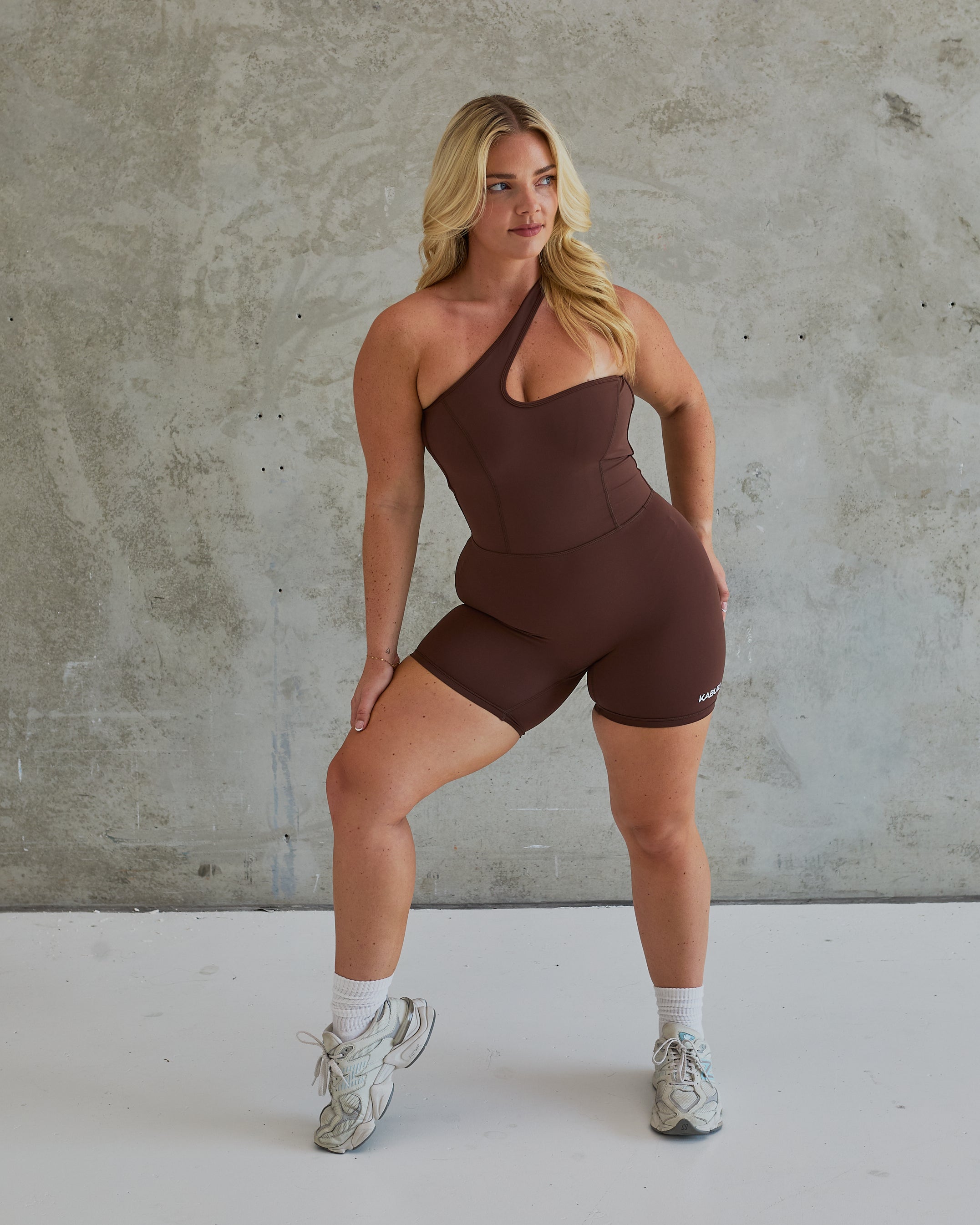 TAYLOR PLAYSUIT - COCOA