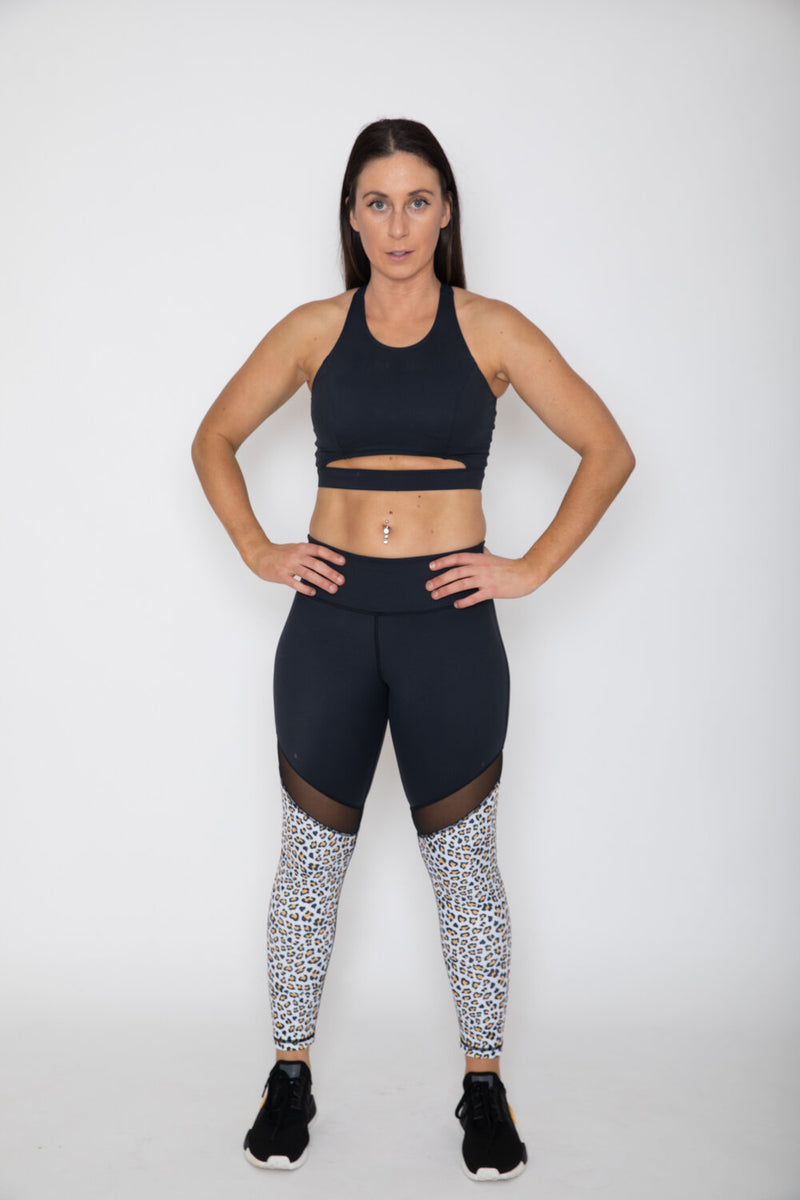 HERA Leopard Leggings Onyx