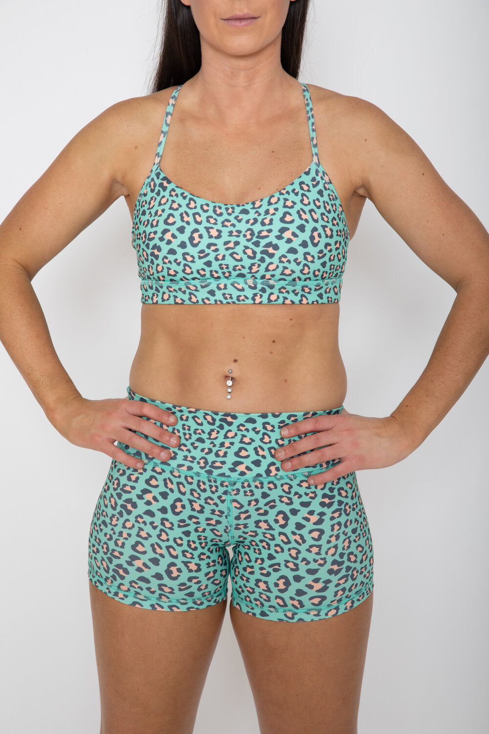 APHRODITE Leopard Crop Mint