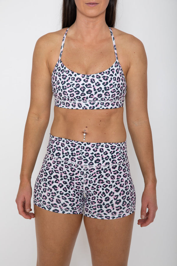 APHRODITE Leopard Crop Bubblegum